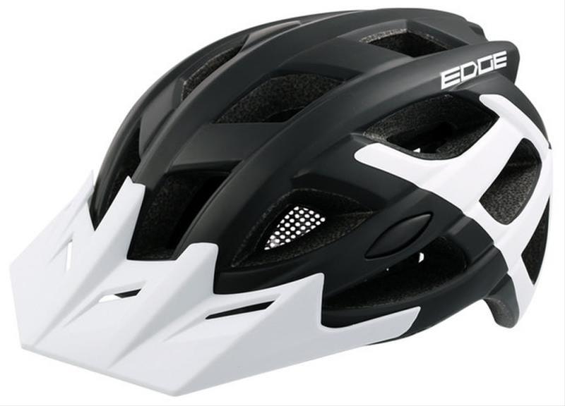 Fahrradhelm Rock Machine Helm Edge schwarz-weiß Gr. M/L 58-61cm