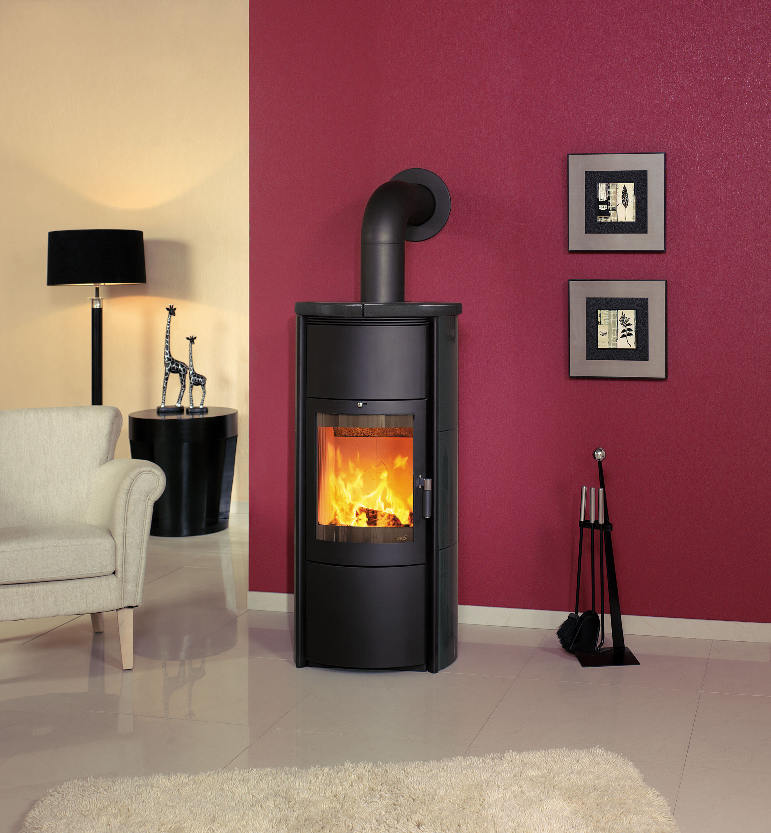 Kaminofen / Dauerbrandofen Hark Keno ECOplus meteorschw 5kW