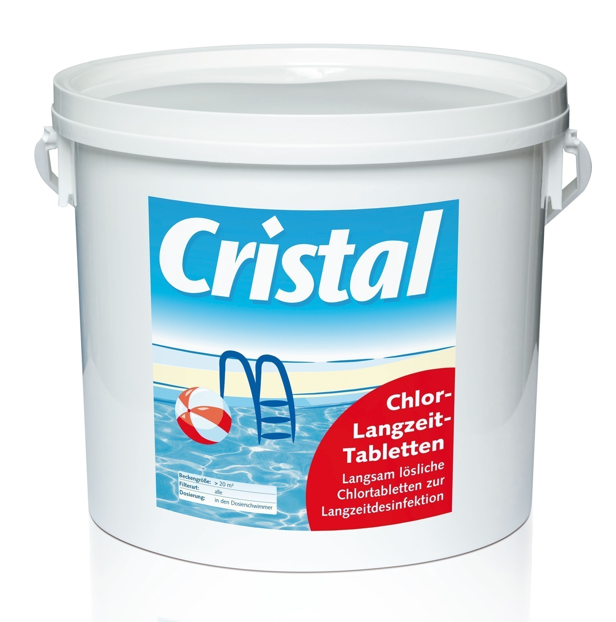 Cristal Wasserpflege Chlortabletten Langzeit 5 kg