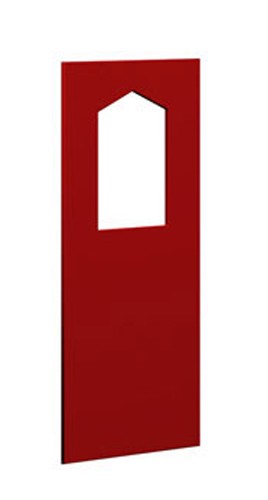 WINNETOO Fensterwand für Spielturm 90x138cm rot
