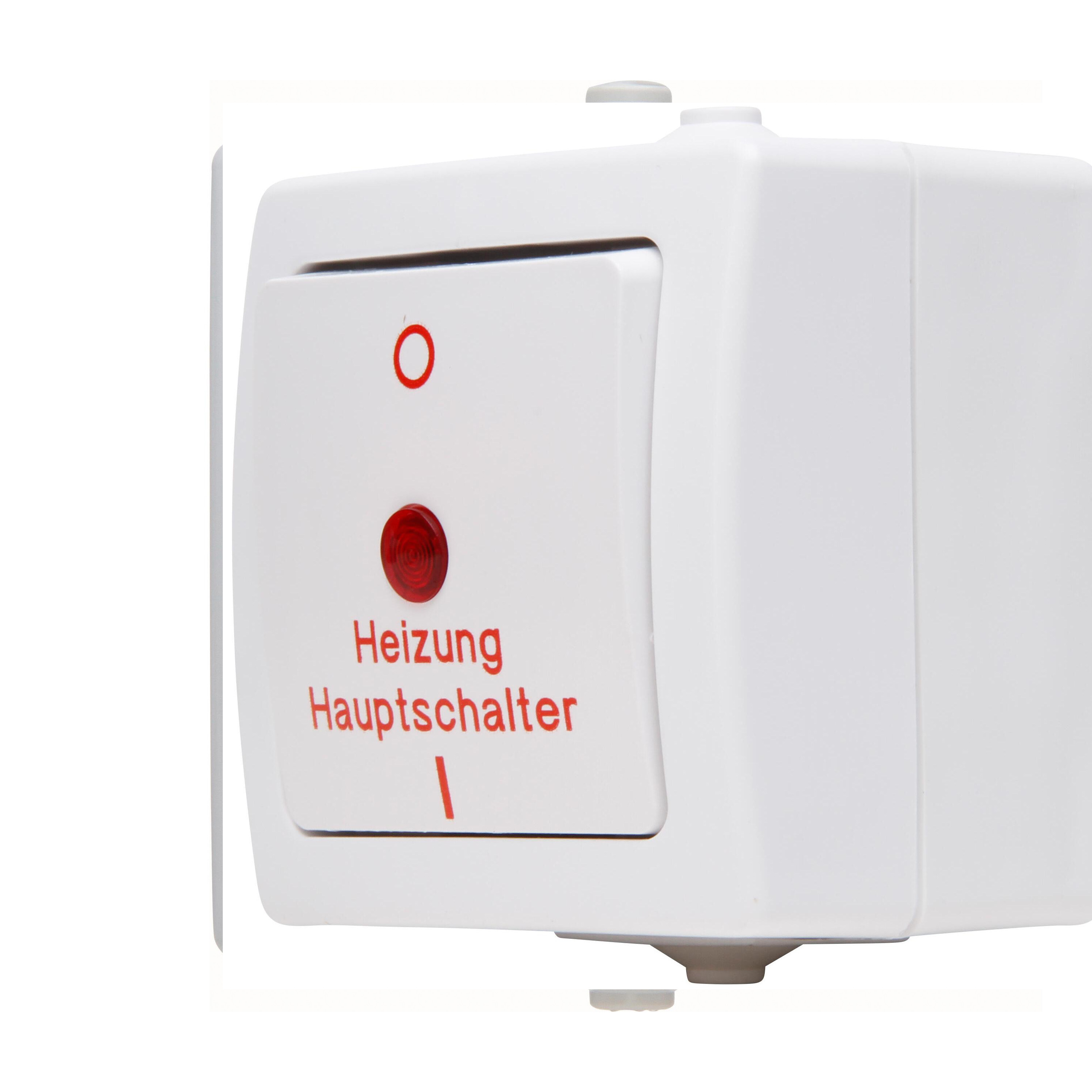 HeizungshauptschalterAufputz-Feuchtraum artikweiß