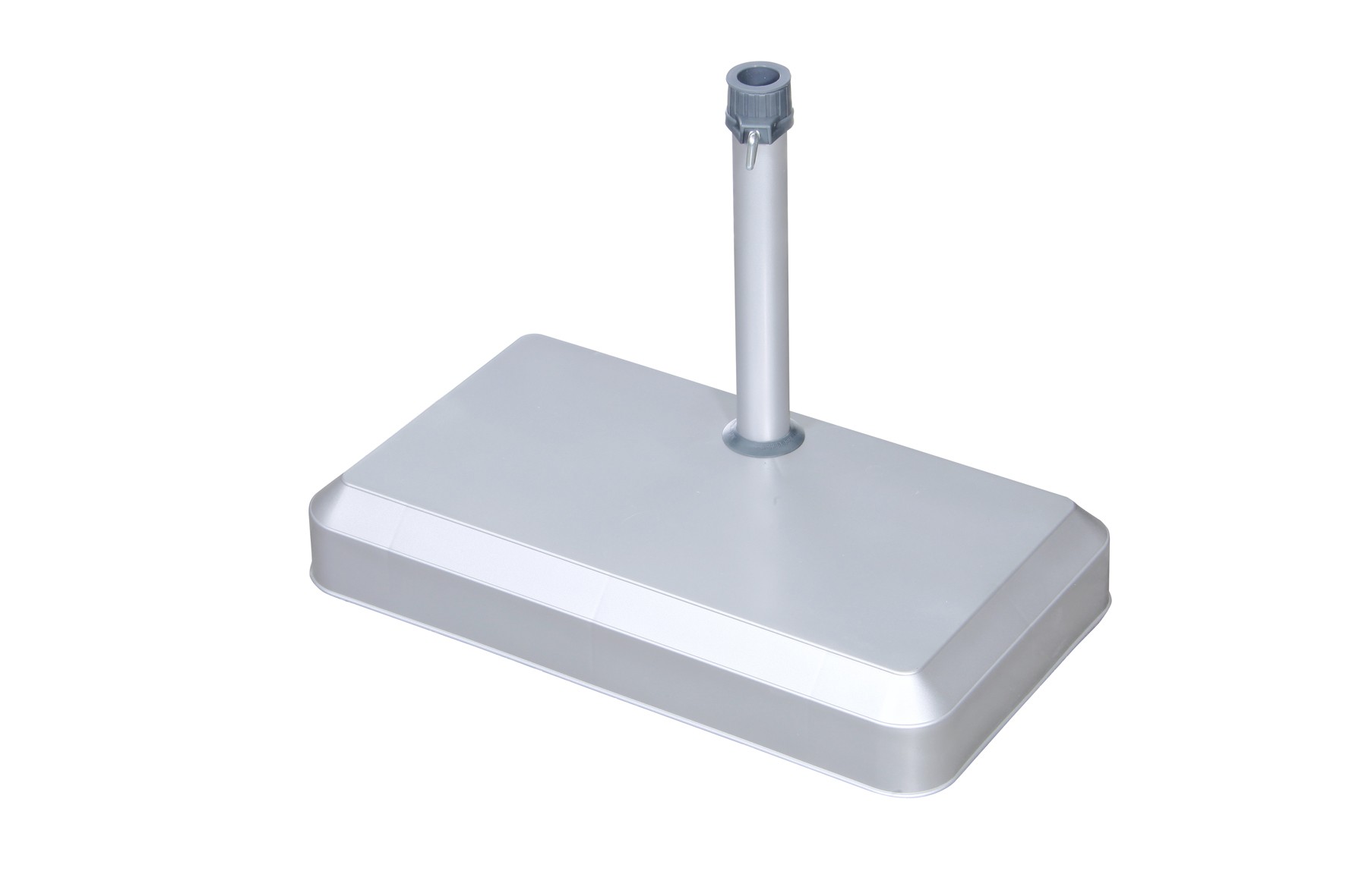 Doppler Sonnenschirmständer Balkon 20kg silber Rohr-Ø 25-32mm