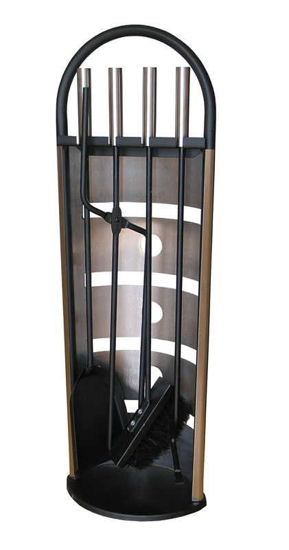 Kaminbesteck / Kamingarnitur Lienbacher 4-teilig H 66cm