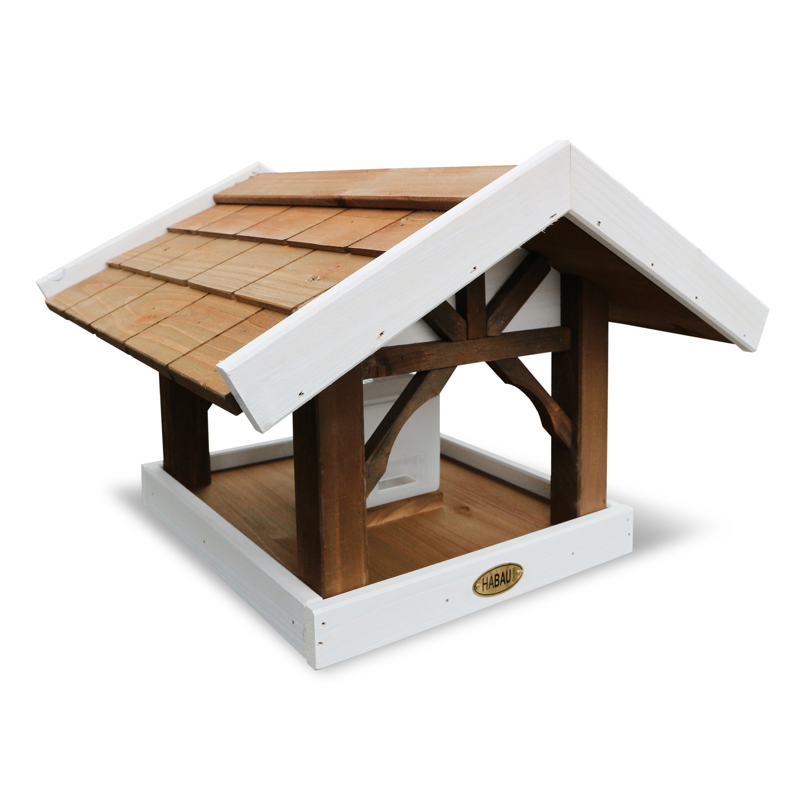 HABAU Vogelhaus Tirol mit Silo und Ständer 39x43x29cm