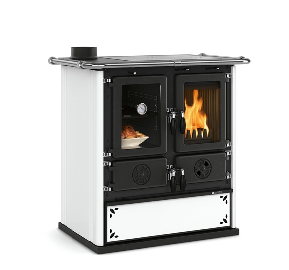 LA NORDICA® Küchenherd ROSETTA SINISTRA 5.0 STEEL weiß 7,9kW li