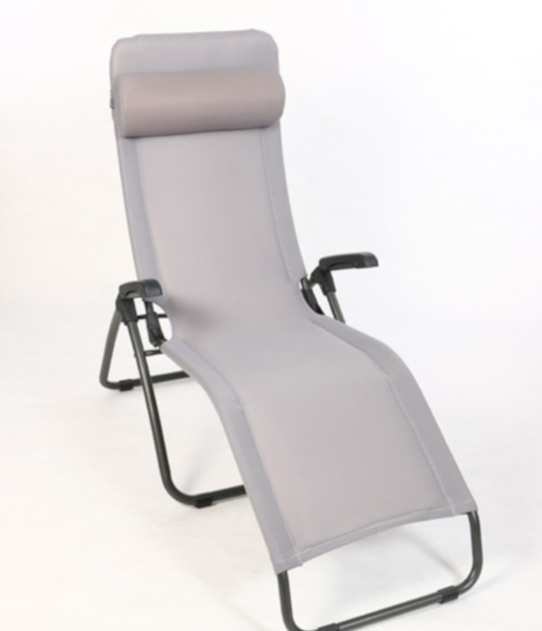 Bäderliege Dreamliner Alu mit 3D Smoke Bezug 100% Polyester