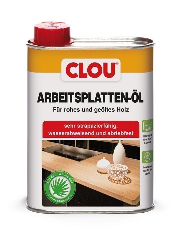 Holzöl CLOU Arbeitsplatten-ÖL für rohes und geöltes Holz 250 ml