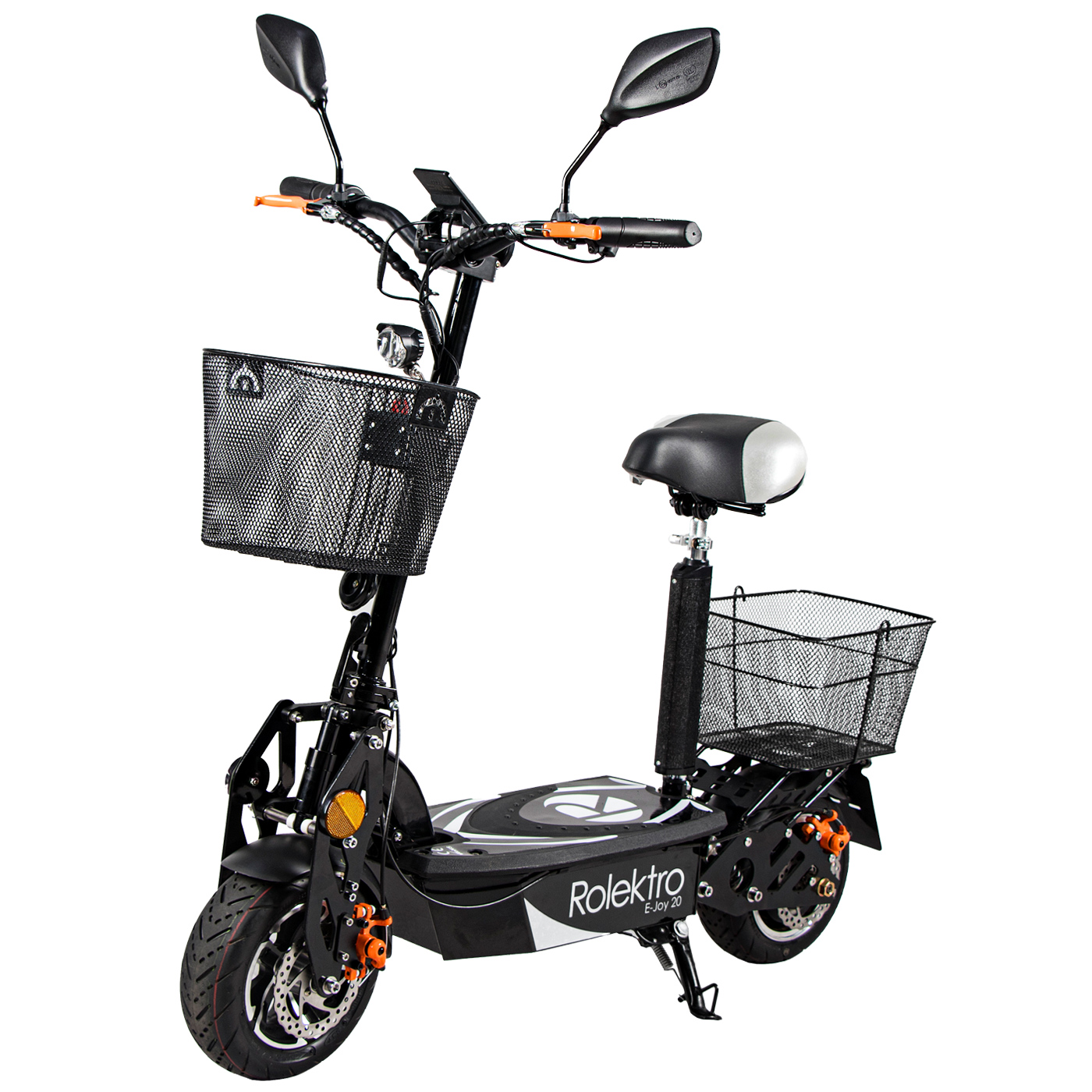 Elektroroller Elektroscooter mit Sitz Camping 20 Rolektro E-Joy 20LI