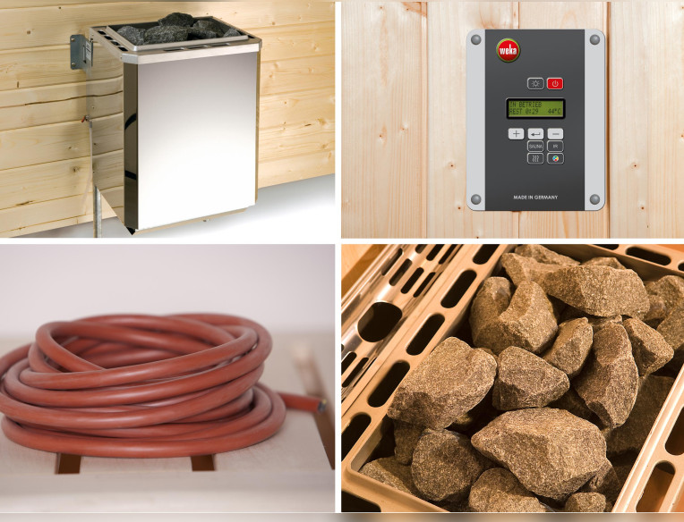 Weka Sauna KEMI Eck 7,5 kW BioS GT Gr.3