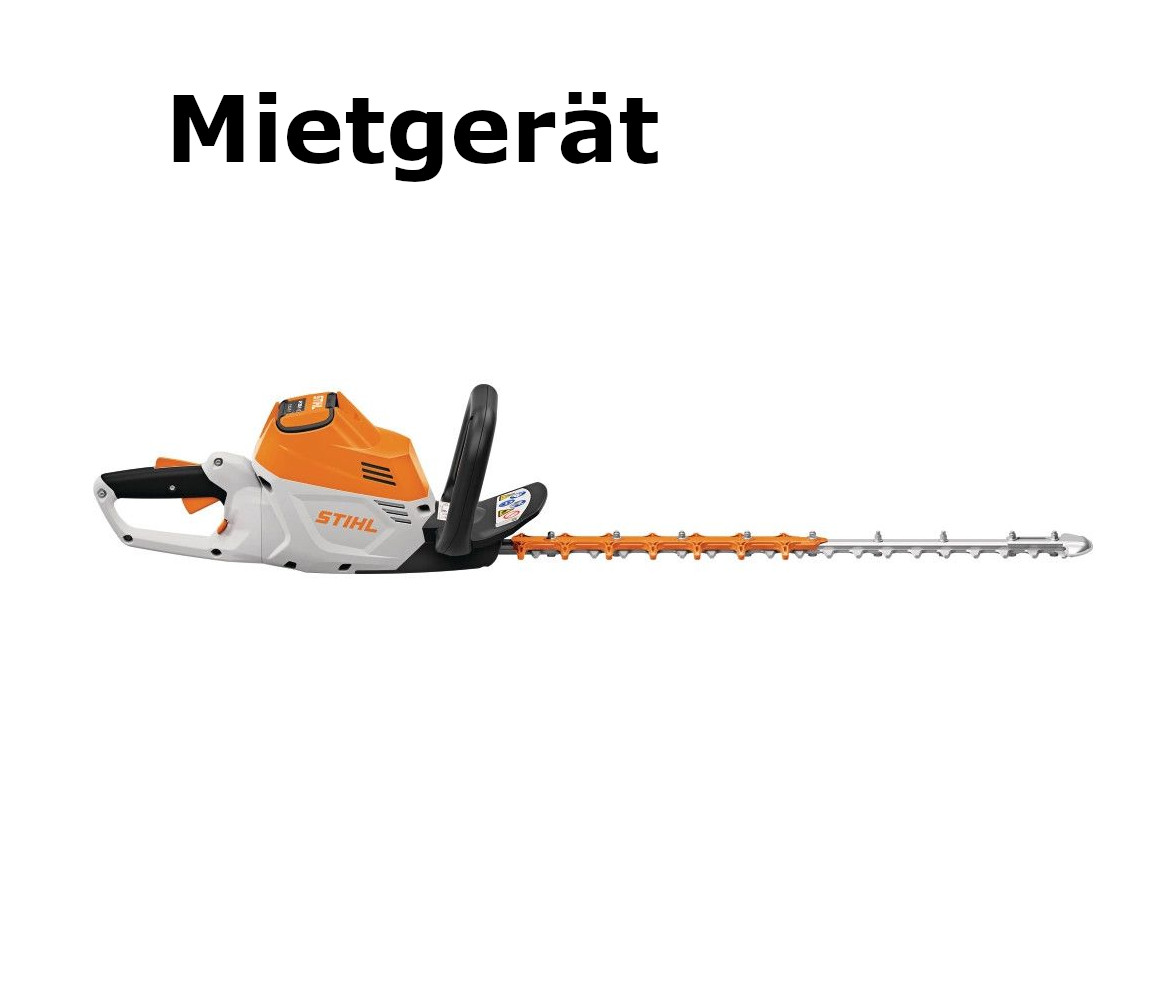 Verleih Akku Heckenschere Stihl HSA 100.1 mit 2 Akku`s + Ladegerät