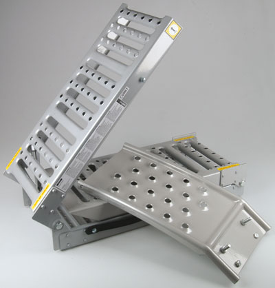 Auffahrrampen klappbar 2 Stück 200 x 23 cm