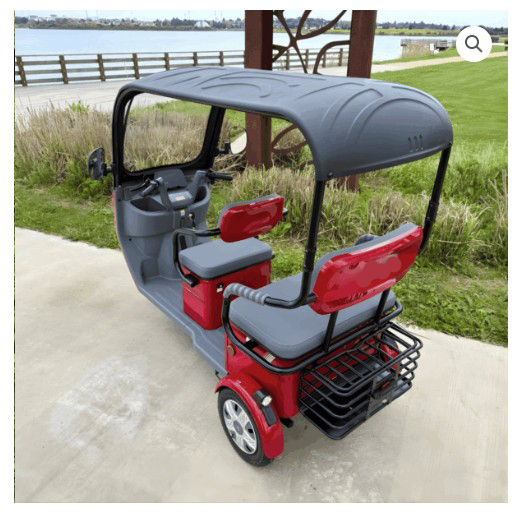 Volta vm5 PREMIUM TUK TUK Lastendreirad Gästetaxi mit Dach