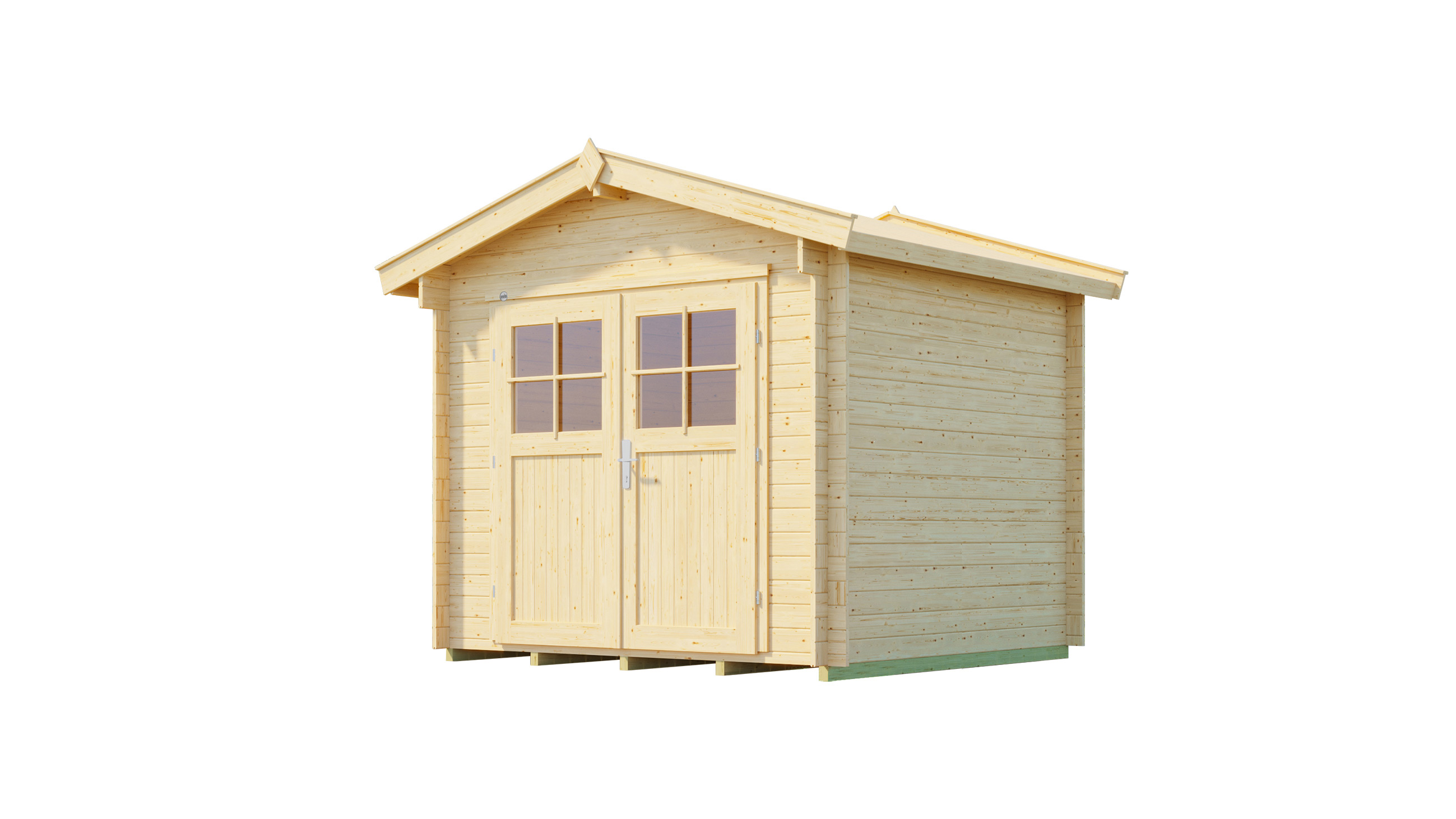 weka Gartenhaus Premium28 DT, 250 x 250