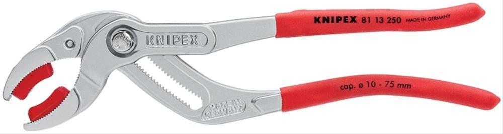Syphon-Greifzange verchr.250mm m.Backen Knipex