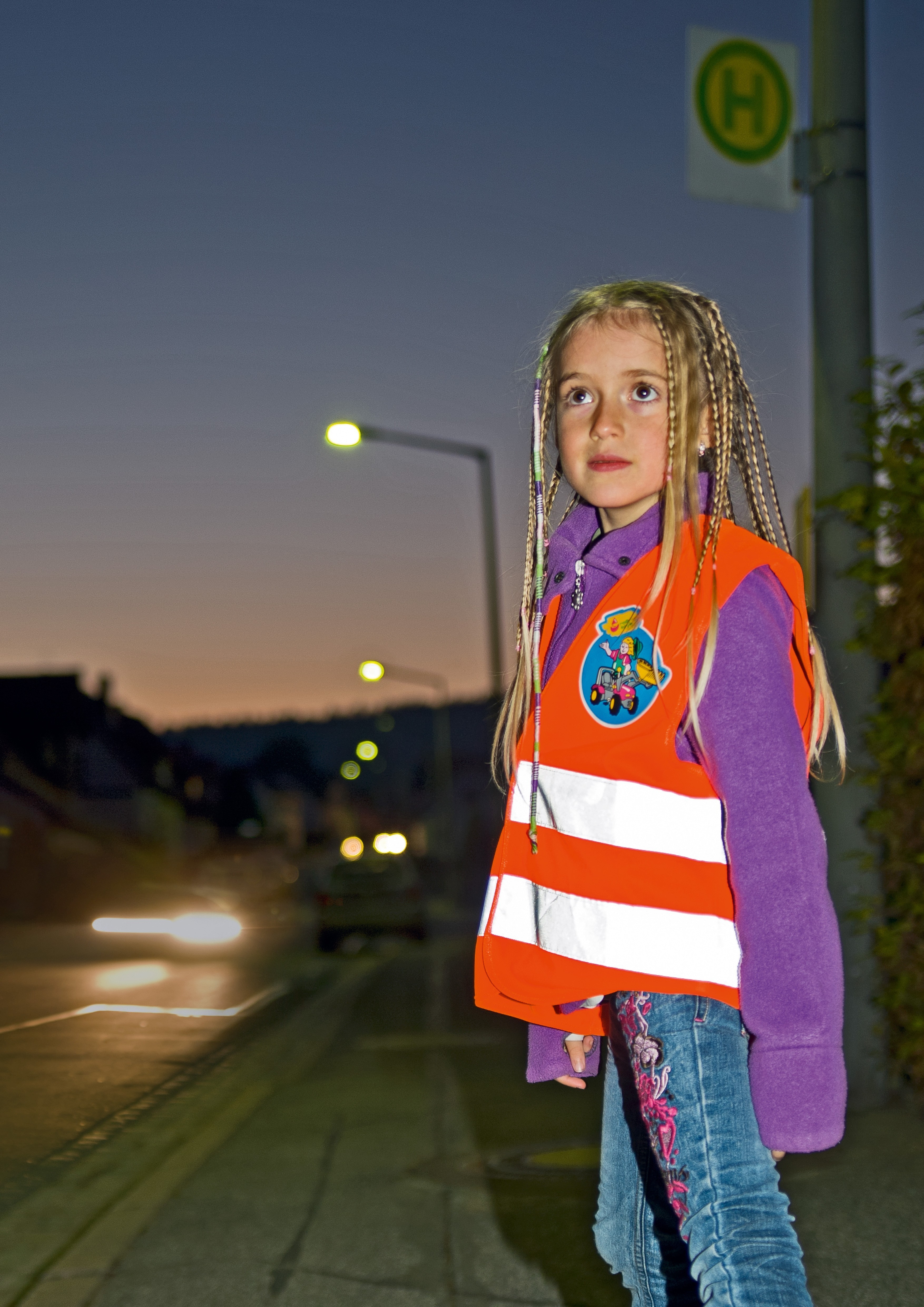 Warnweste für Kinder rolly Warnweste orange - Rolly Toys