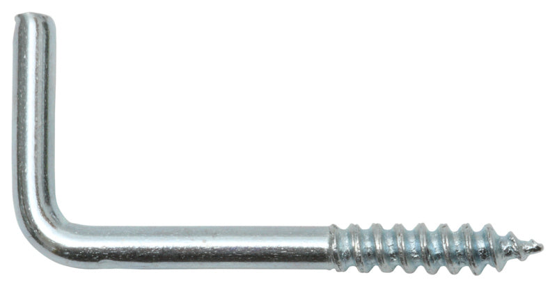 Vitragenhäkchen zum Eindrehen 13 mm, Stahl verzinkt, 12 Stück
