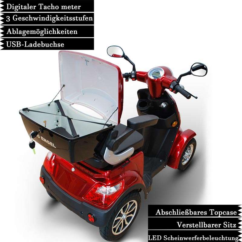 Vitale Seniorenmobil 5.10BG 25Kmh rot oder blau