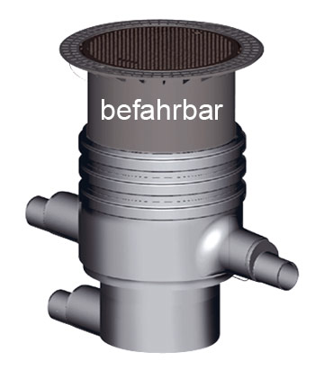 Universal Gewerbe Filter 3 Extern PKW befahrbar GRAF 340051