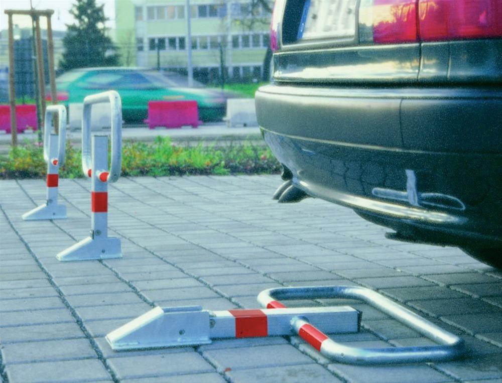 Parkbügel zum Aufdübeln feuerverz.,refl. Rotringe STRECKE