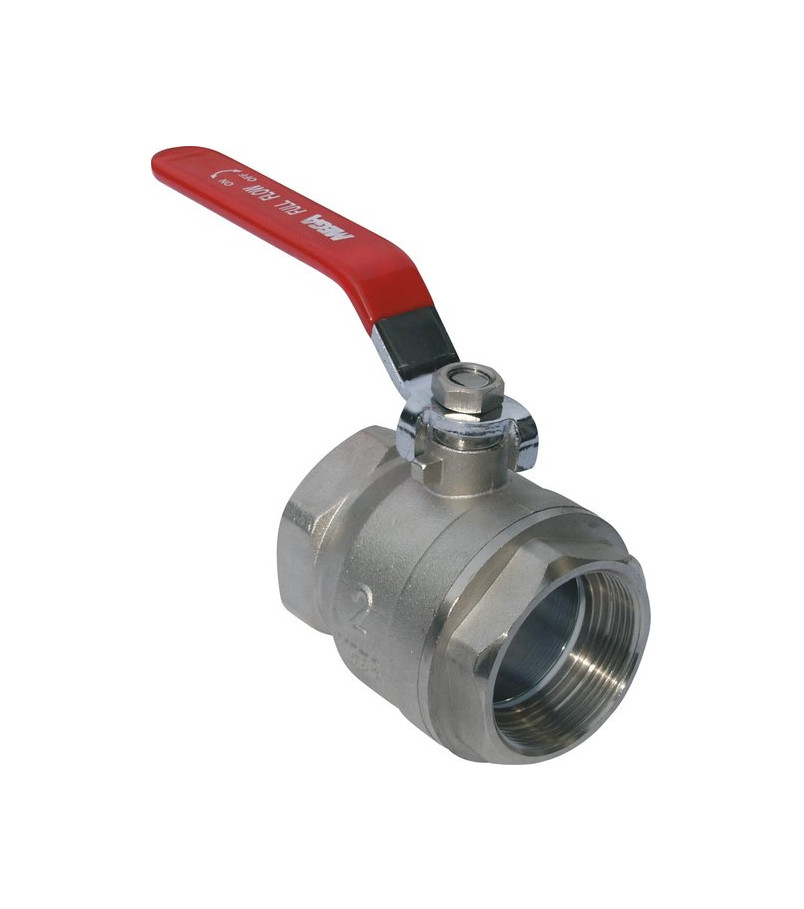 GRAF® Messing Kugelhahn vernickelt Größe 1" 790032
