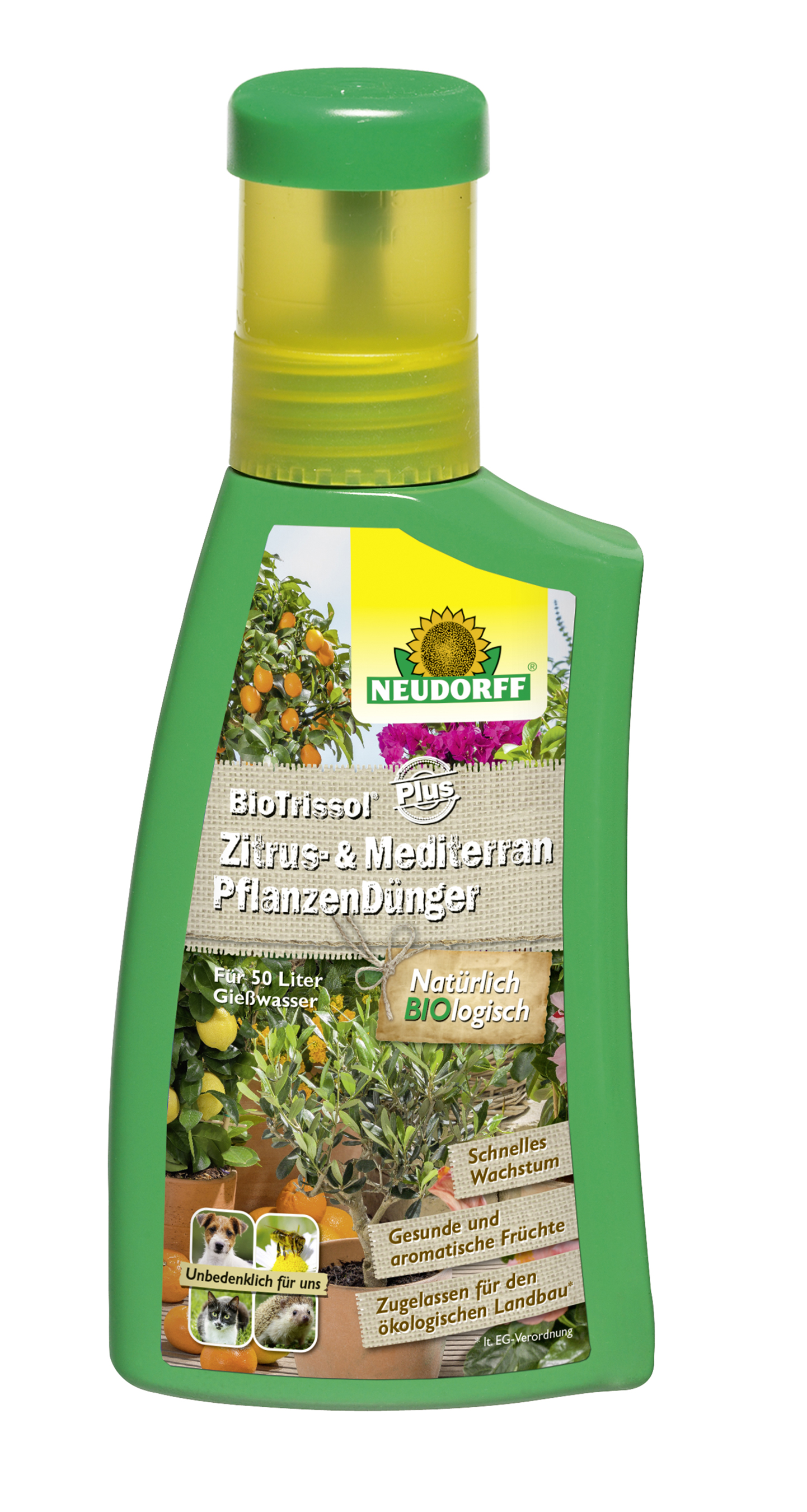 Neudorff BioTrissol Plus Zitrus- und Mediterran Pflanzendünger 250ml