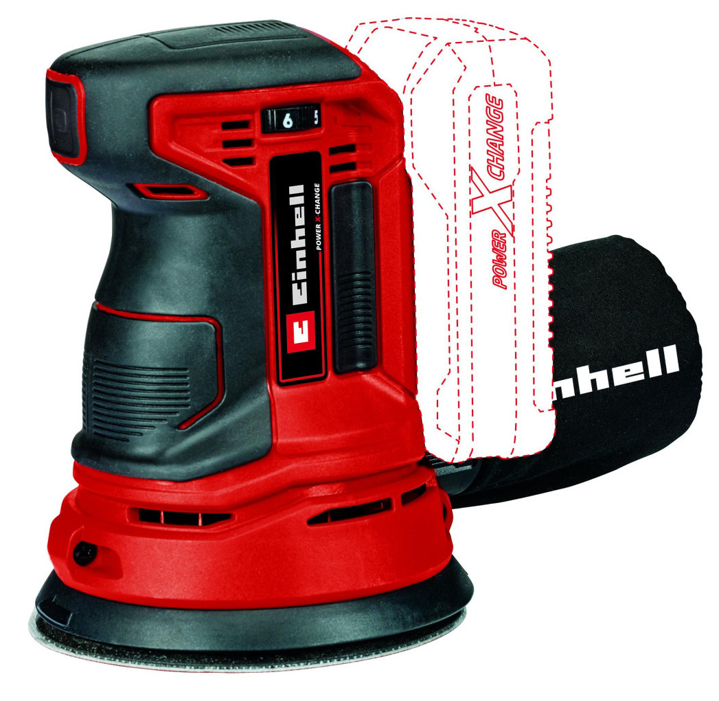 Einhell Akku-Exzenterschleifer TE-RS 18 Li Solo 18 V