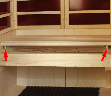 Eliga Federelemente 80N für Liegeflächen 10 Stück für Sauna