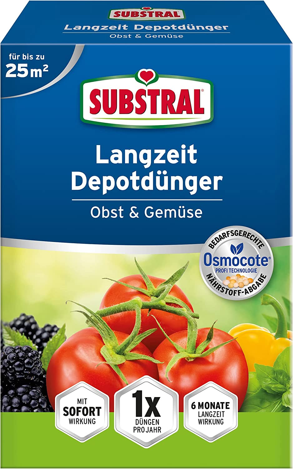 Substral Osmocote Obst & Gemüse Dünger 750 g