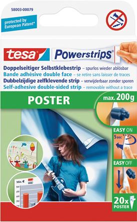 tesa Powerstrips Poster