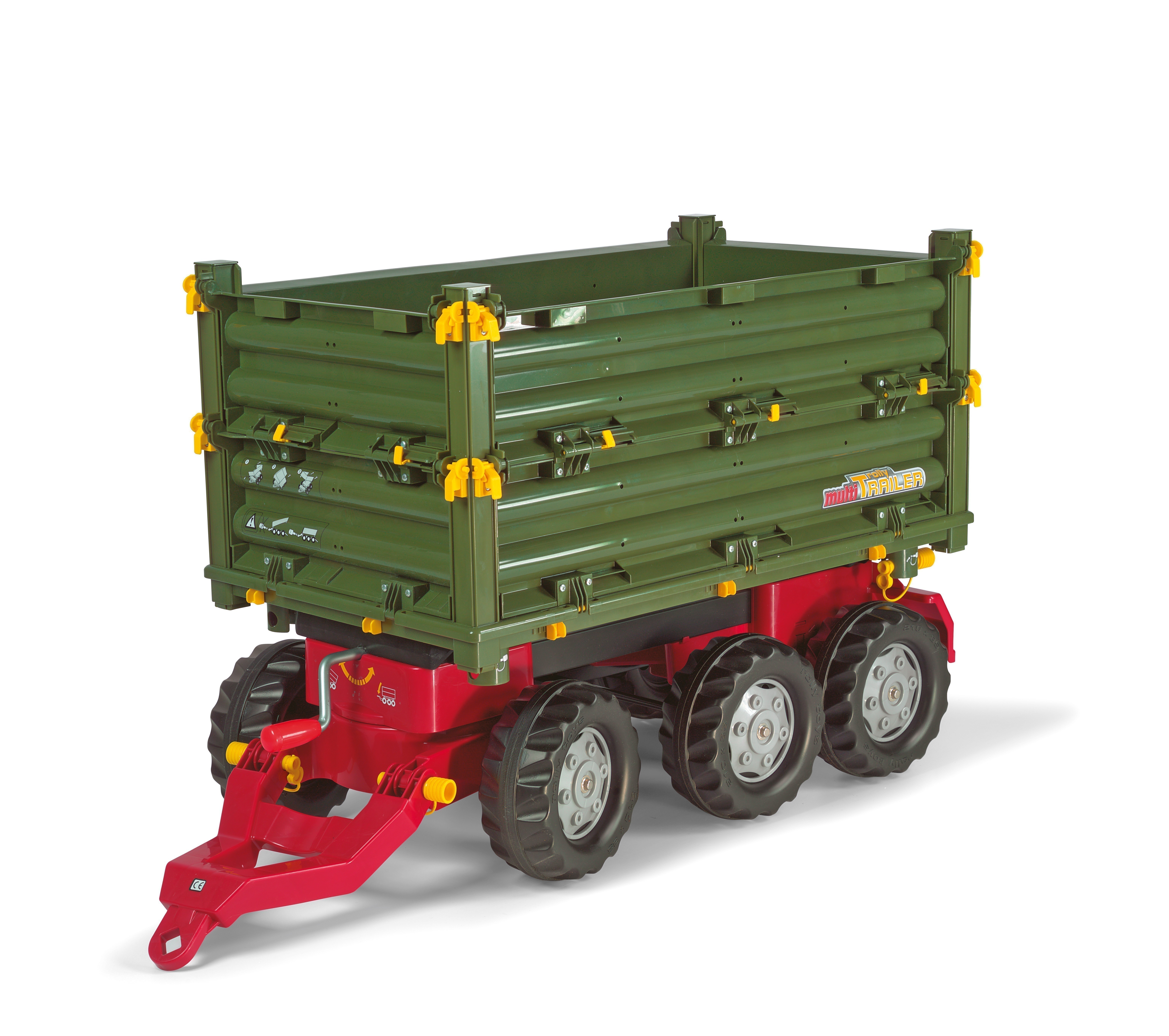 Anhänger für Tretfahrzeuge rolly Multi Trailer grün - Rolly Toys