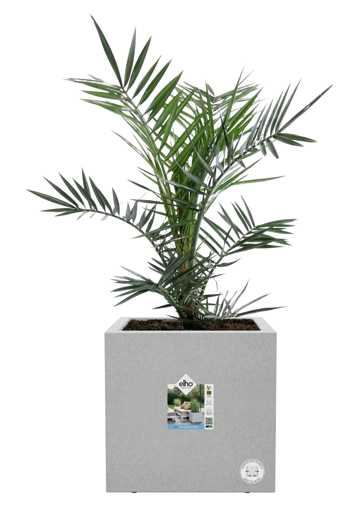 elho Blumentopf VIVO NEXT QUADRAT 40cm living beton