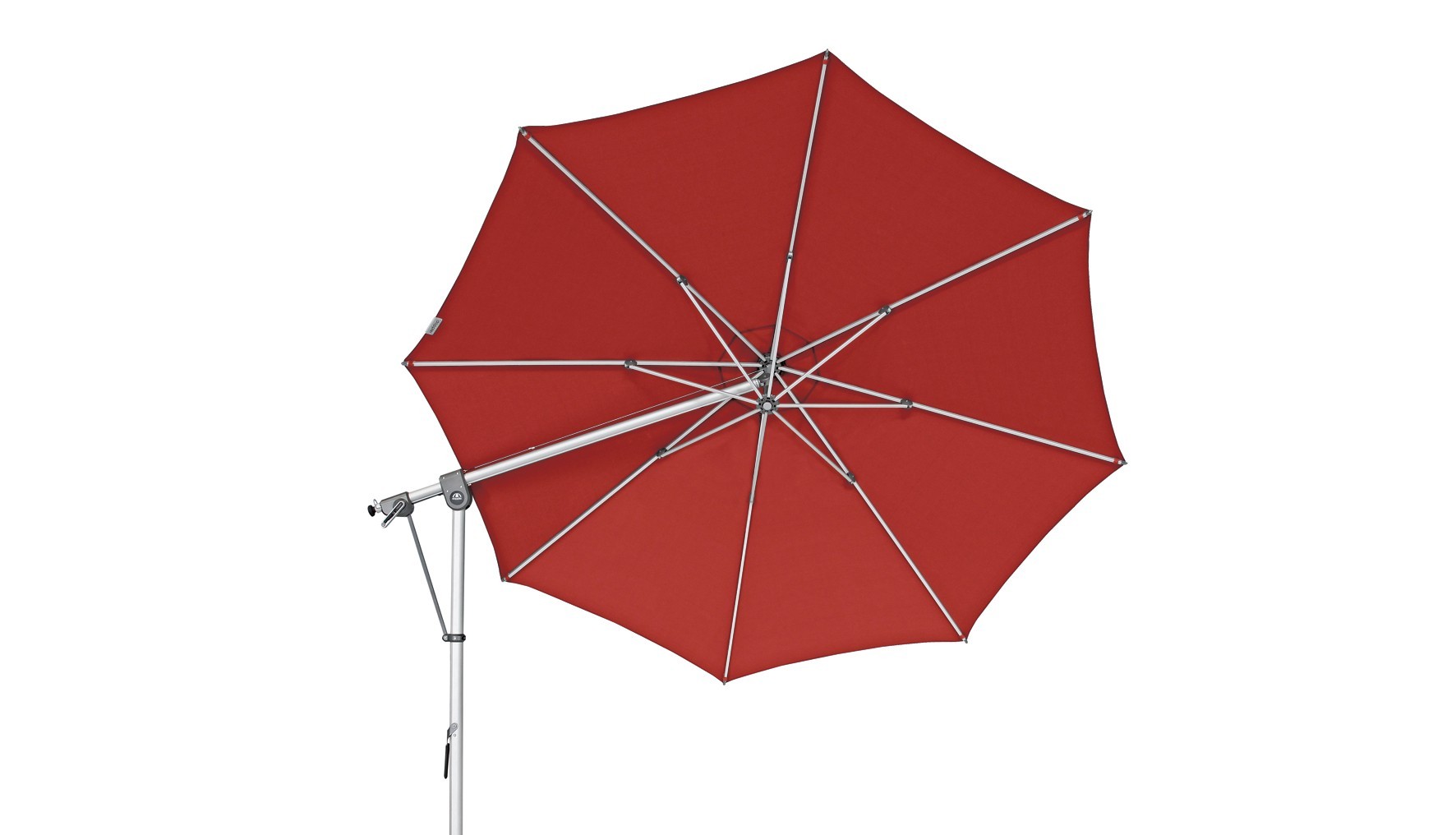 Doppler Ampelschirm / Pendelschirm Expert 350cm Des. T809 rot