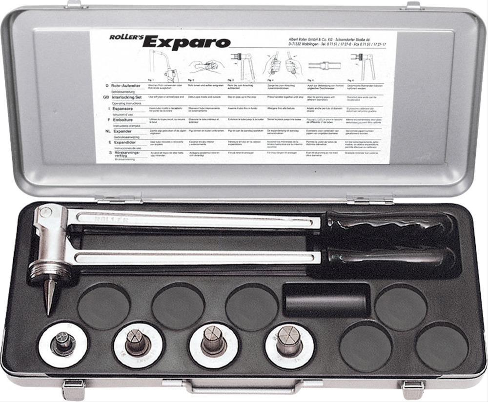 Rohraufweiter Exparo Cu Set 12-15-18-22-28 Roller