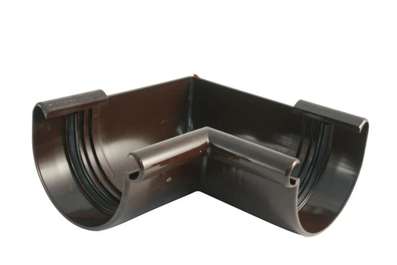 Marley Rinnenwinkel NW 100 mm Innenecke 90° halbrund braun
