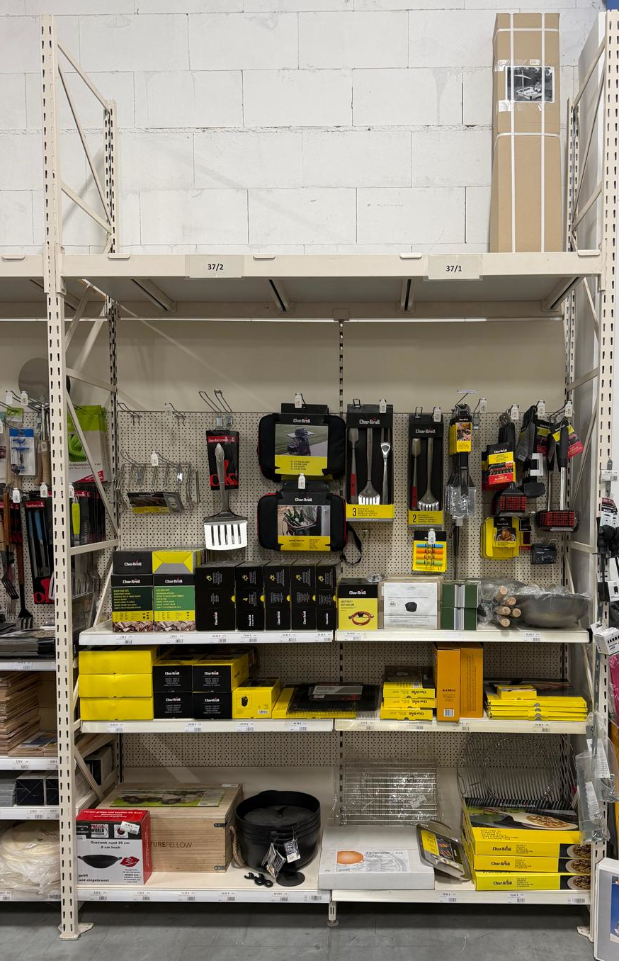 Tegometall Schwerlastregal CG 55 x 40 juraweiß