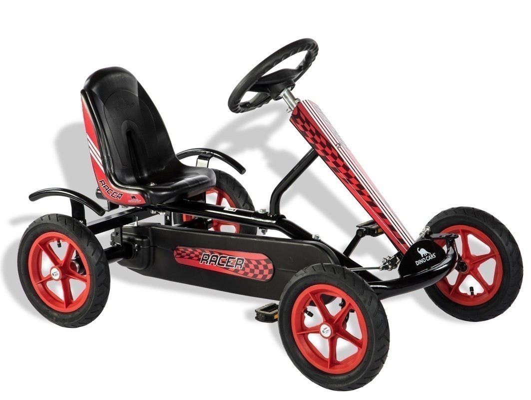 Gokart / Pedal-Gokart Kids Speedy Racer BF1 schwarz/rot DINO CARS