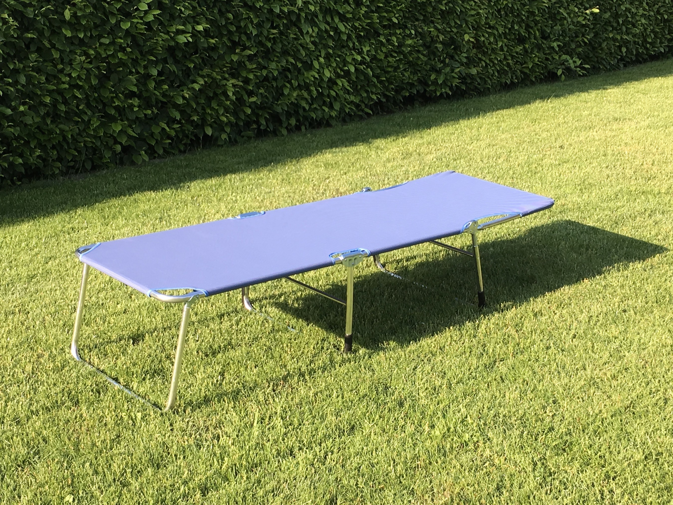 Sungörl Sonnenliege / Alu Campingliege Paradiso Dessin light blue