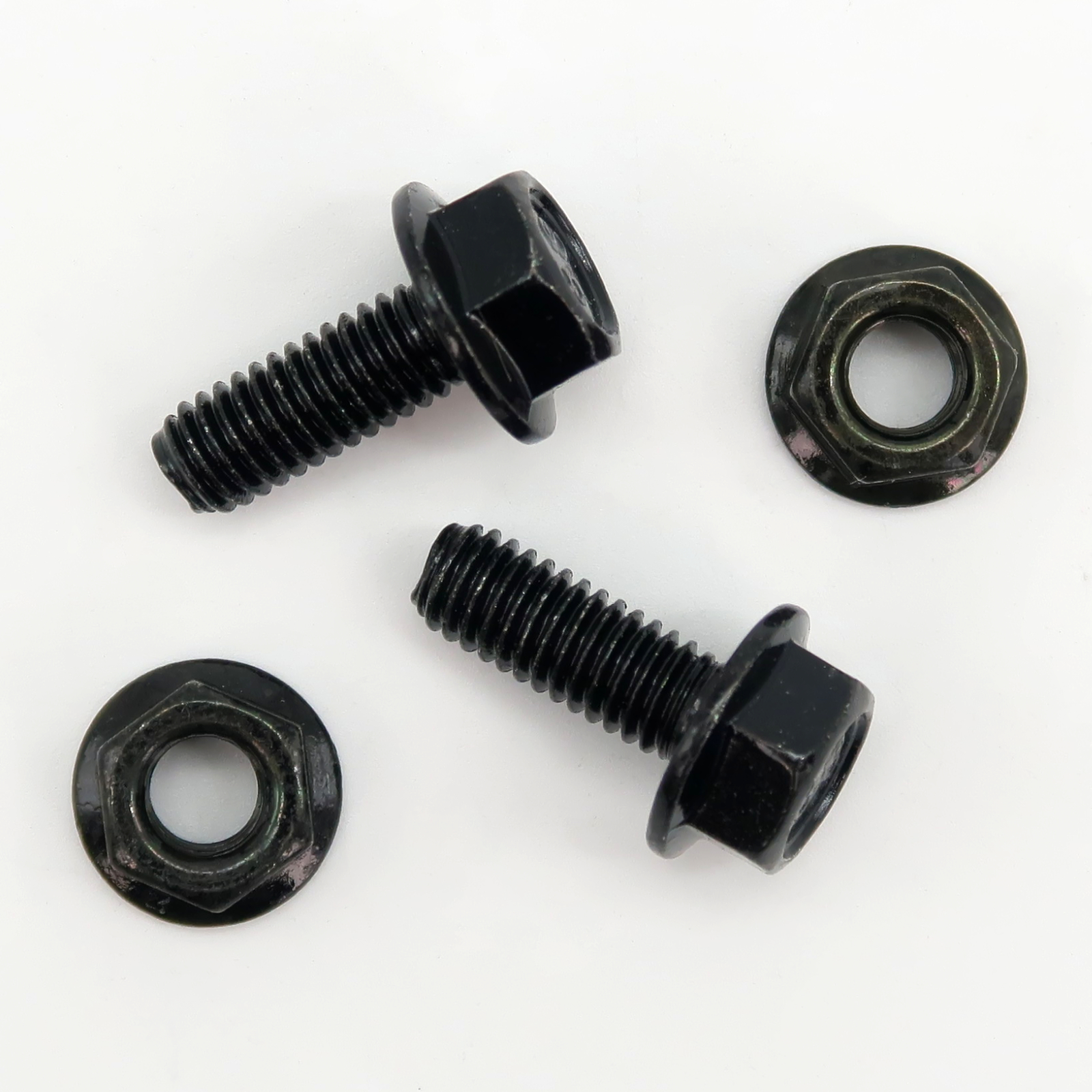 Rolektro Schrauben mit Muttern für Hebel der Magnetbremse M6x16mm