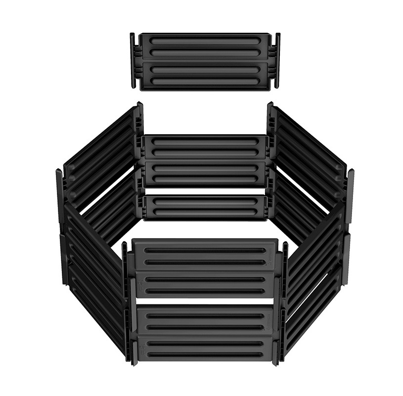 Air King Steckkomposter schwarz 600 Liter