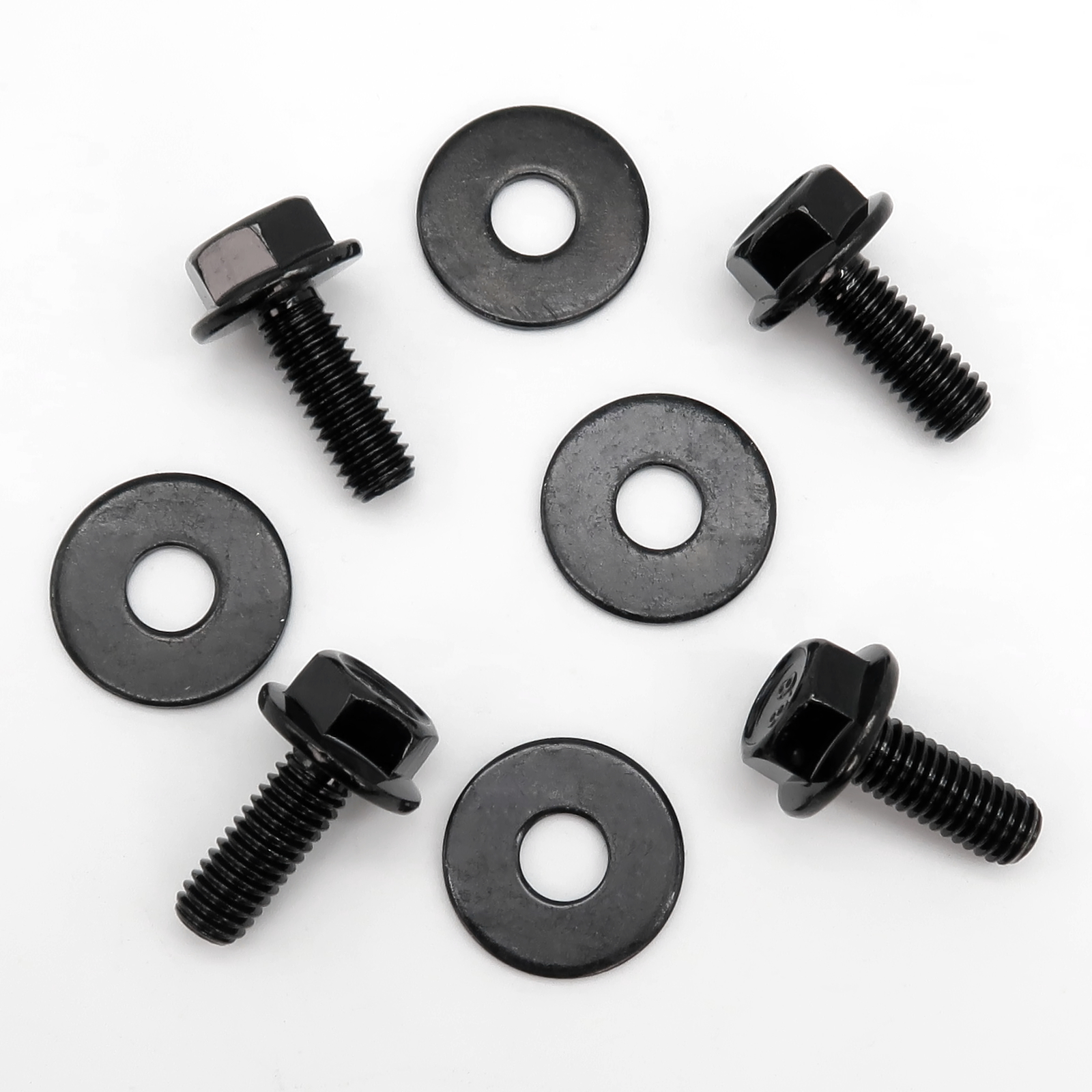 Rolektro Schrauben mit U-Scheiben für Verkleidung hinten 6x16mm