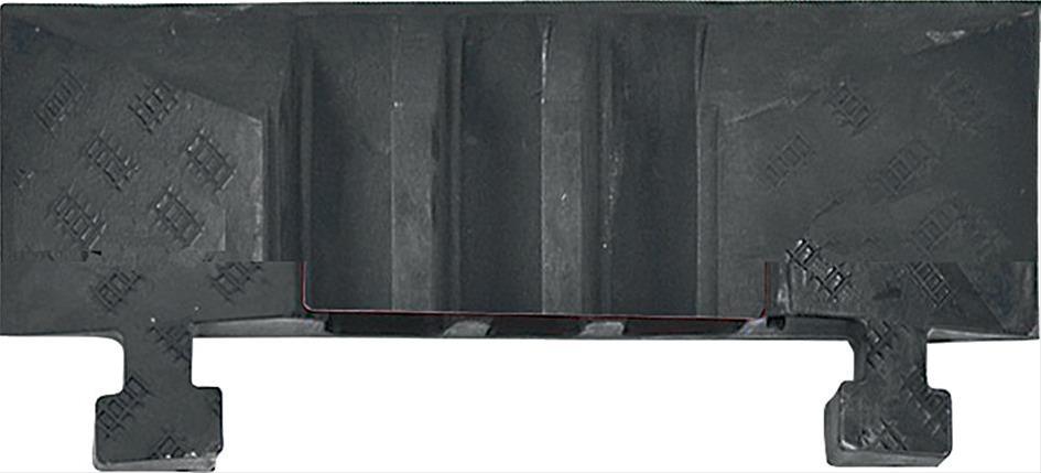 Kabelbrücke groß Abschlußelement / Zapfen STRECKE