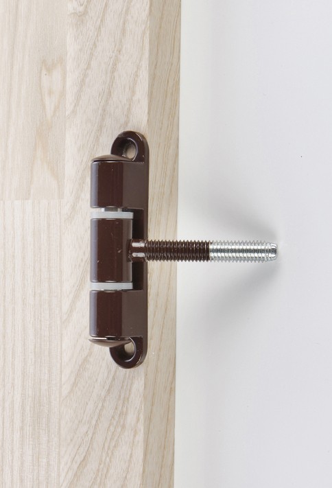 Türband 85x15mm für Holztür Anschraubband braun
