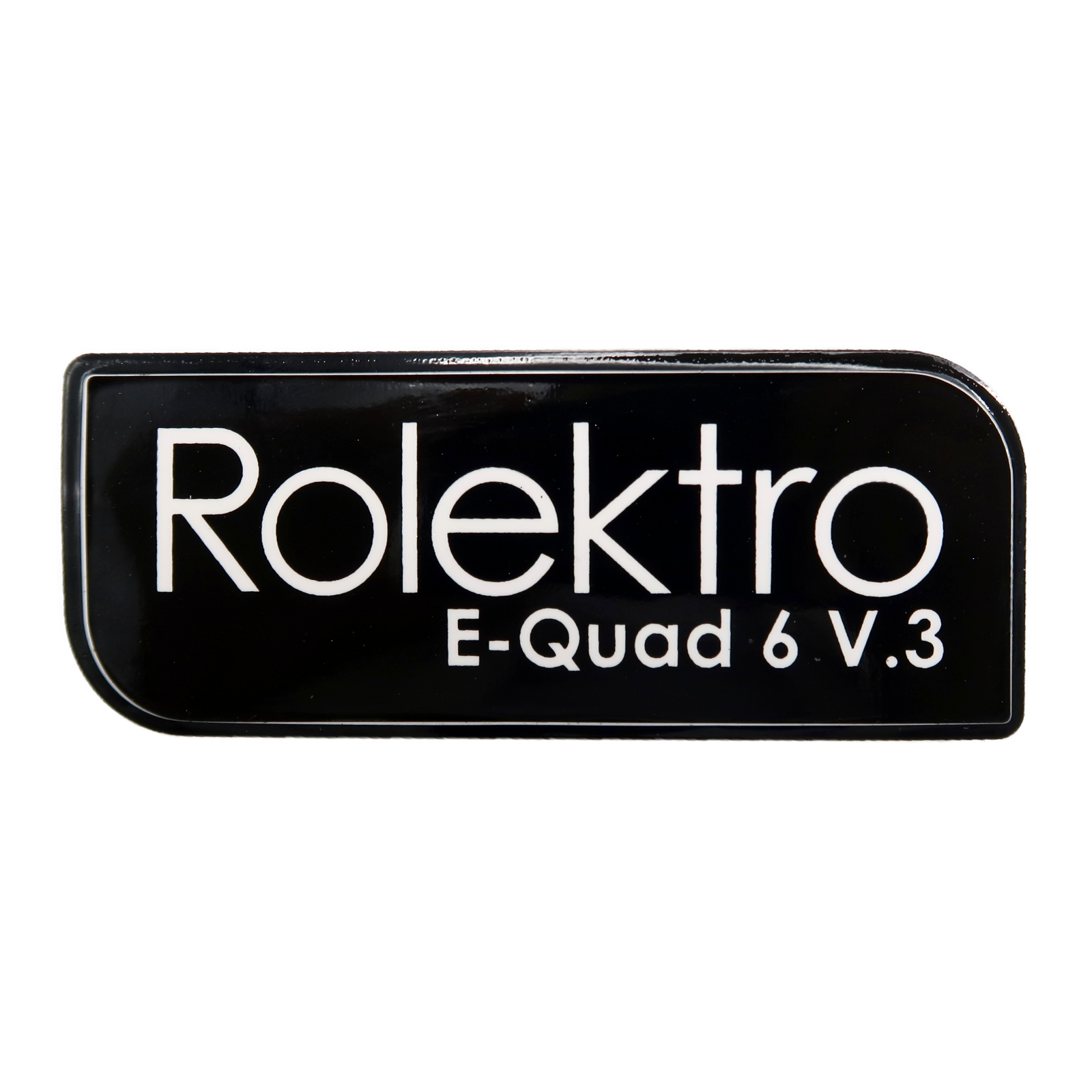 Rolektro Aufkleber "Rolektro, E-Quad 6 V.3", 10x4cm für Quad6V3