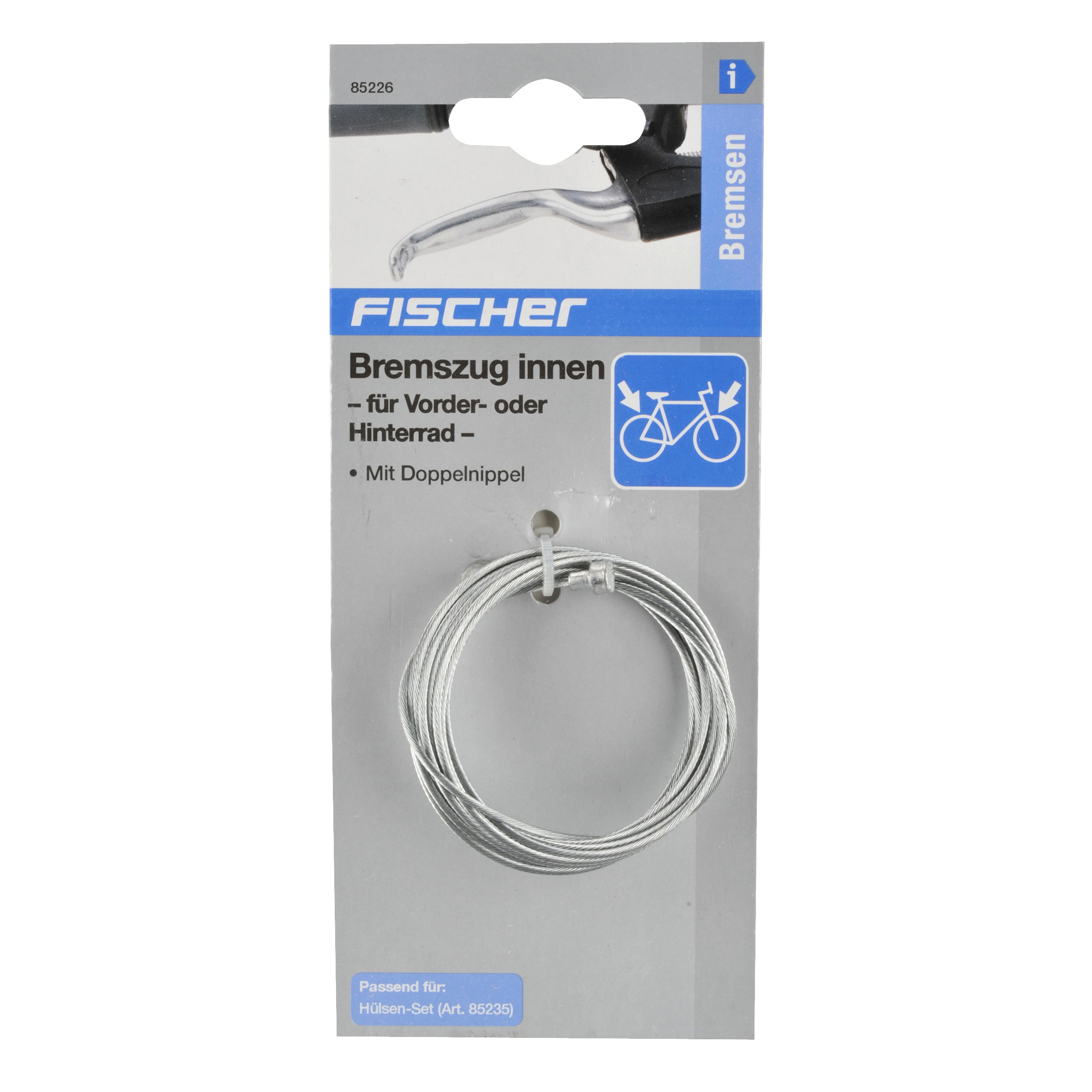 Fischer Bremszug innen für Vorder- oder Hinterrad