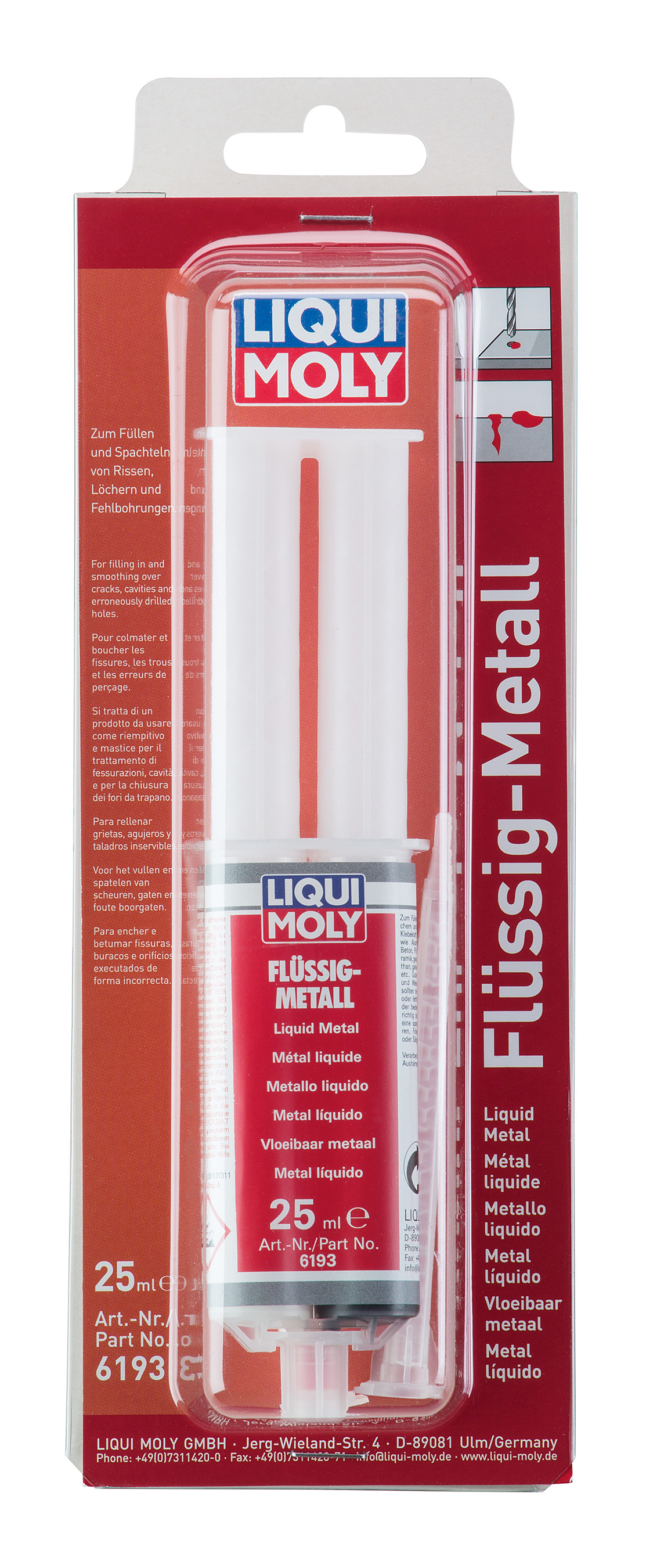 Liqui Moly 2-Komponenten-Epoxy-Kleber Flüssig-Metall 25ml