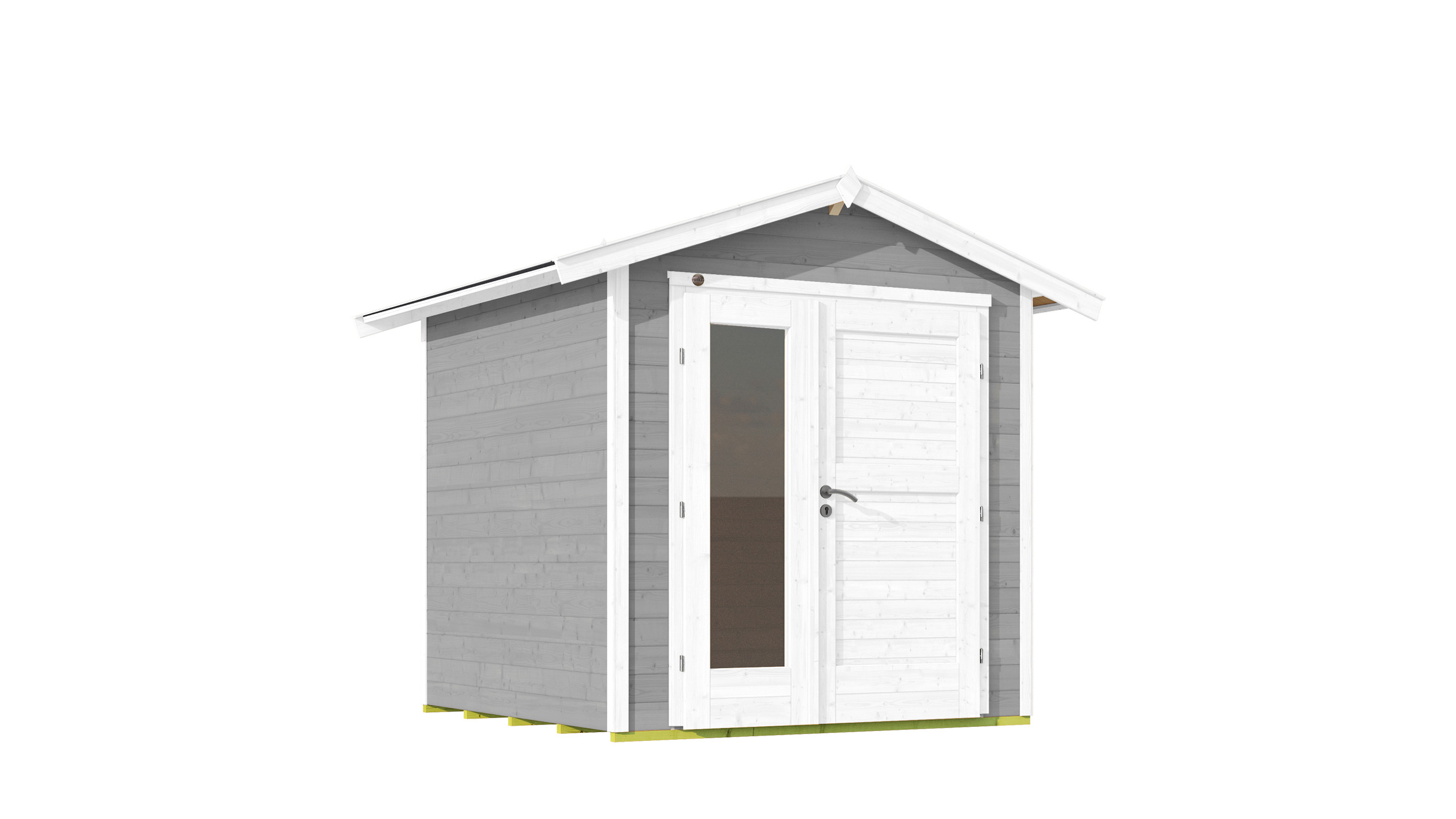 weka Gartenhaus 224 A Gr. 1 grau, 21 mm