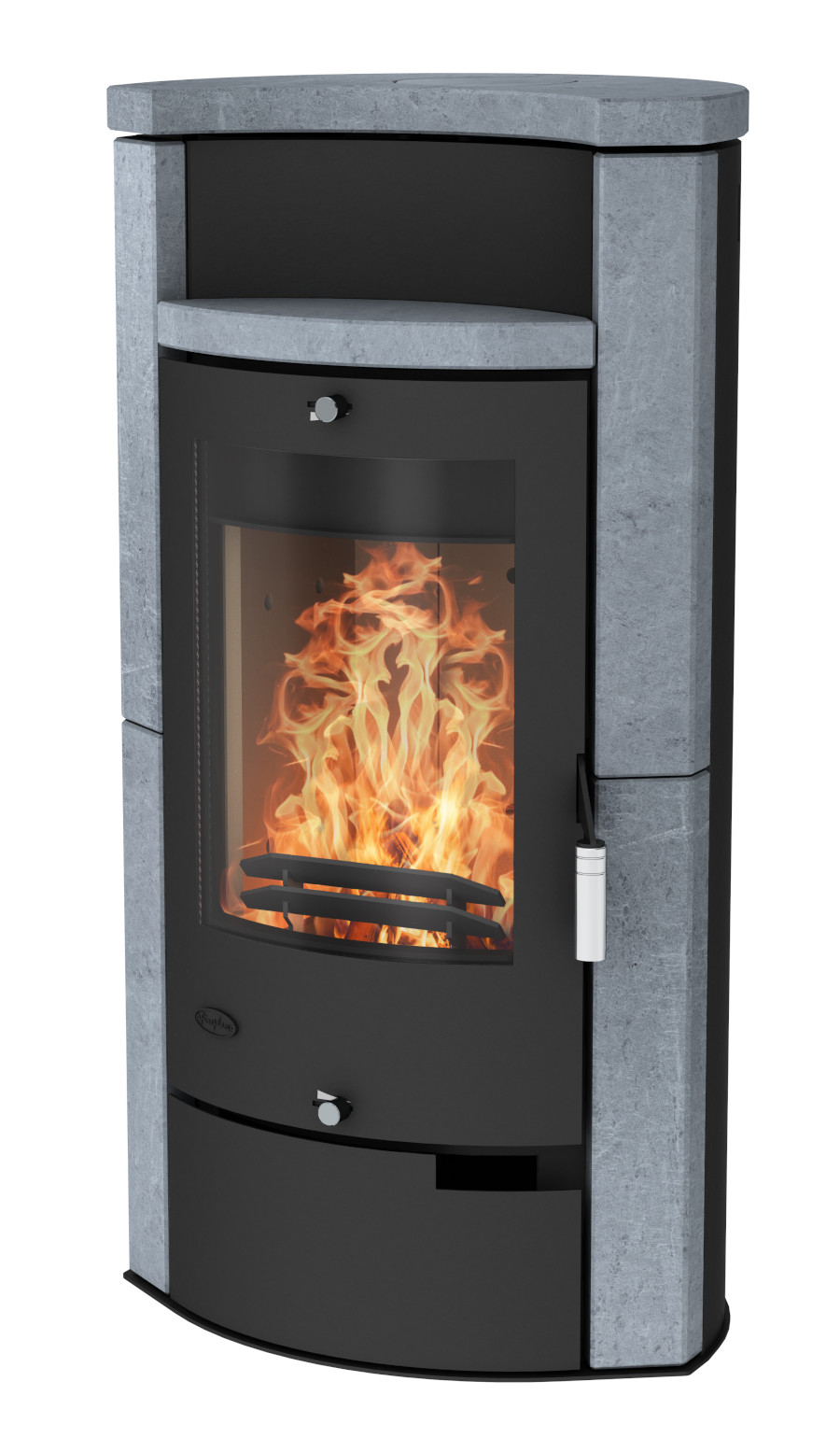 Fireplace Eckkaminofen  Hamburg Speckstein 8kW