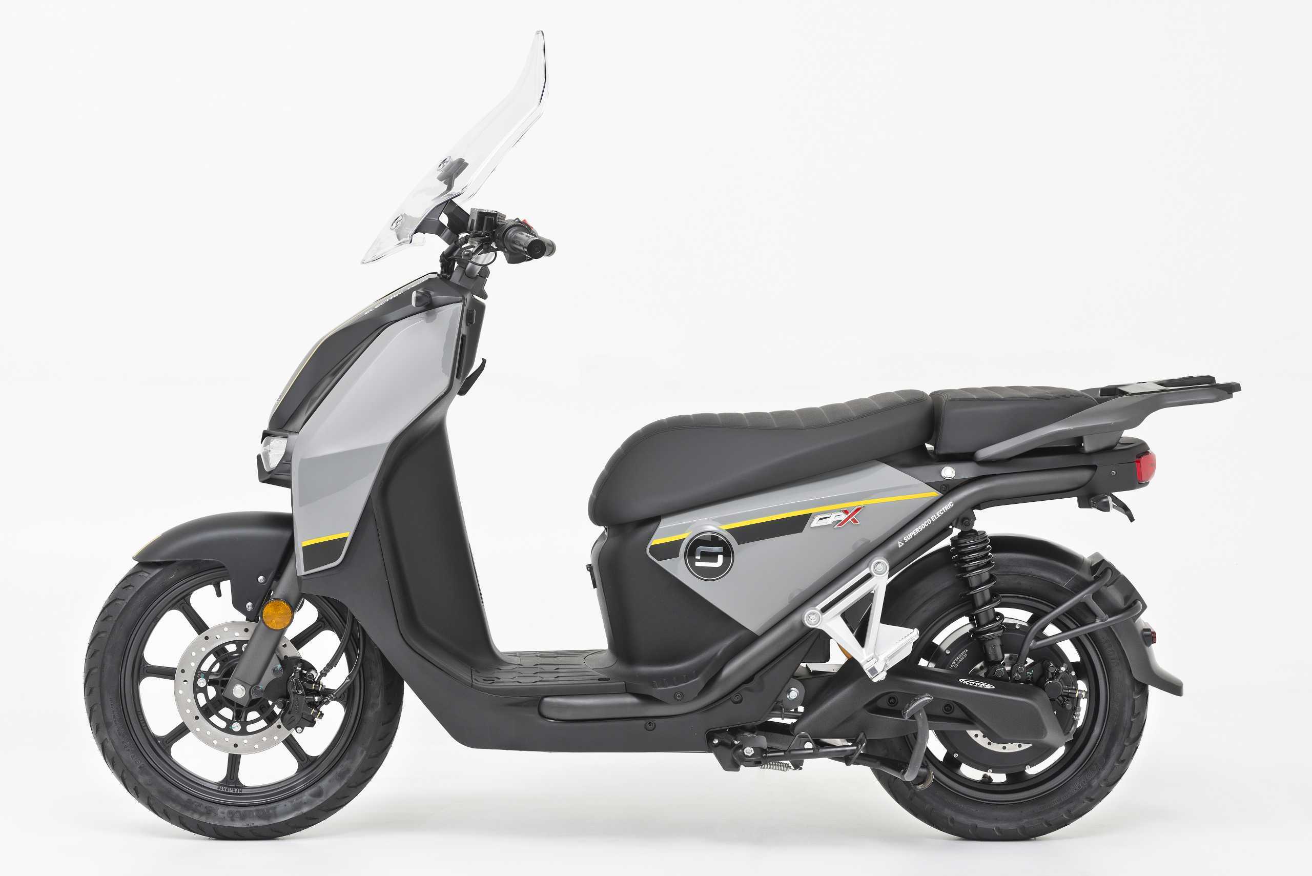 SUPER SOCO CPX 90KmH Elektroroller 125 er grau