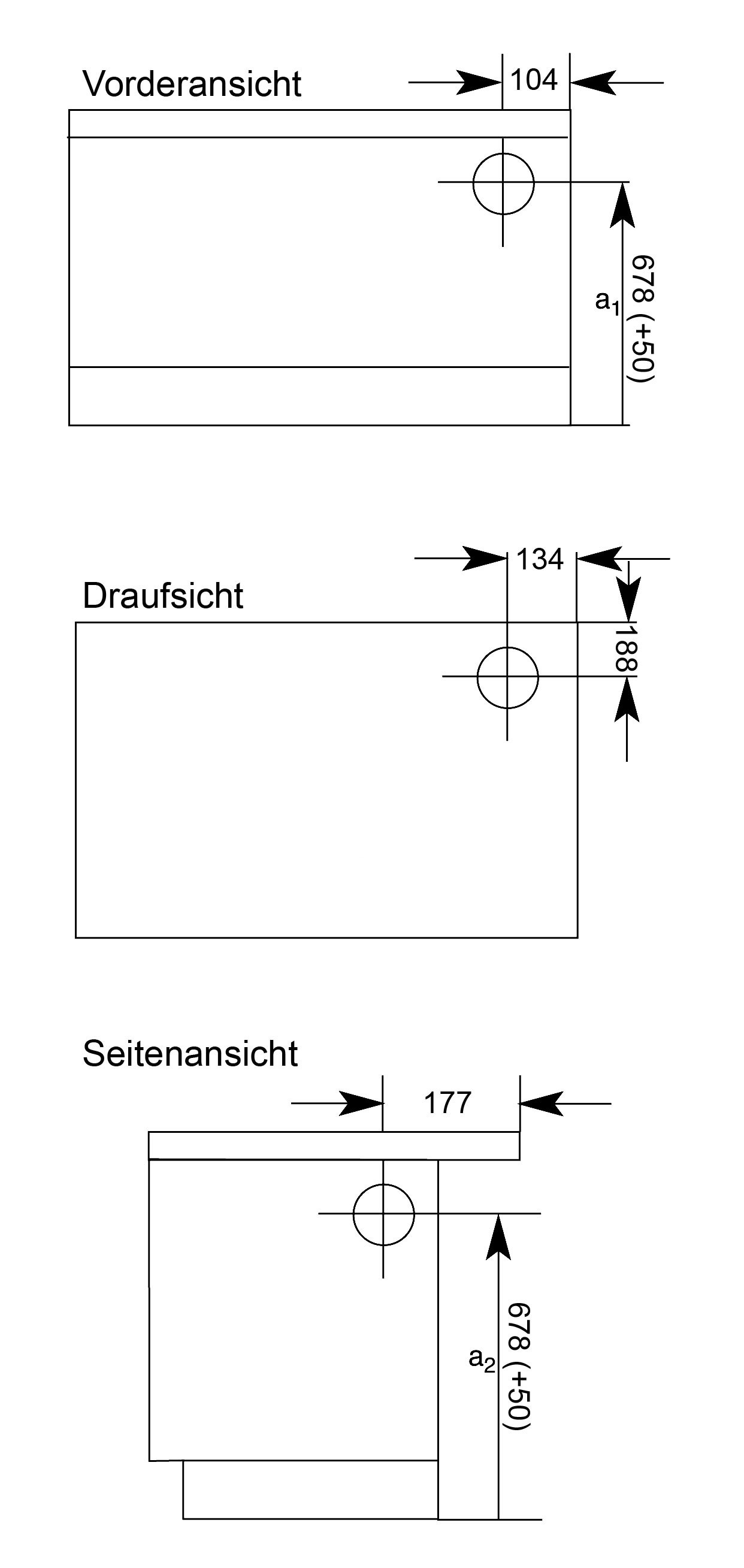 Küchenherd Wamsler K118CL Creative-Line grafit Stahlfeld Ans rechts