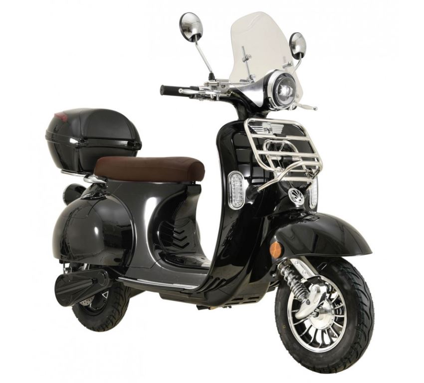 Elektroroller Retro 72 / Motorroller Ginabella Classico rot Lithium